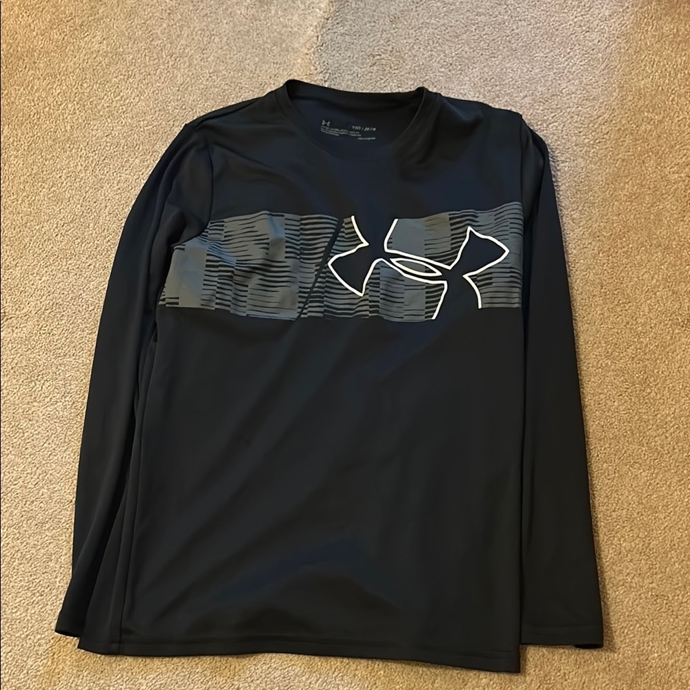 Under Armour Black Long Sleeve Performance Tee
